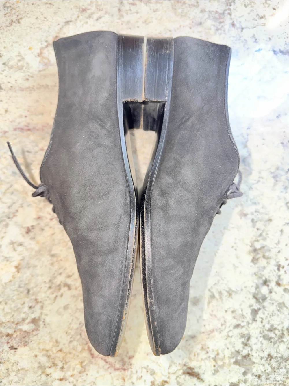 Vintage 80’s Gianni Versace Black Suede Mens Dress Shoe 8.5